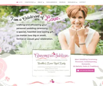 Marriedbyannemarie.com(Seattle Wedding Officiant) Screenshot