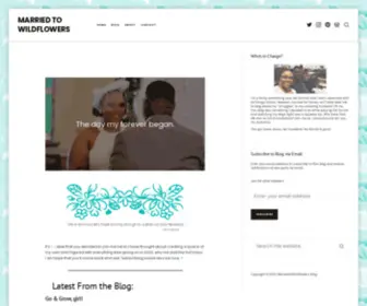 Marriedtowildflowers.com(A journey through married life) Screenshot