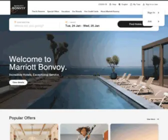 Marriott.co.uk Screenshot