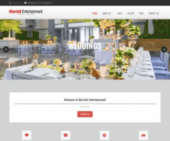 Marriottentertainment.com(Marriott Entertainment) Screenshot