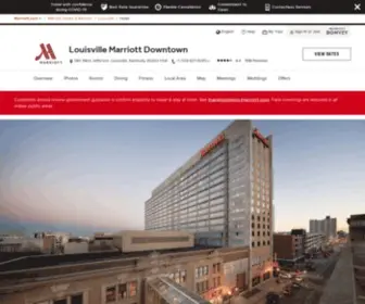 Marriottlouisville.com(Hotels in Downtown Louisville) Screenshot