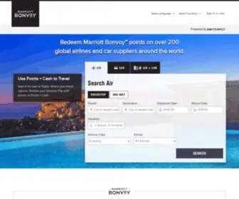 Marriottrewardsairandcar.com(Travel Booking Product Search) Screenshot