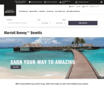 Marriottrewardsflashperks.com(Discover Marriott Bonvoy) Screenshot