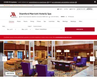 Marriottstamford.com(Stamford Hotel) Screenshot