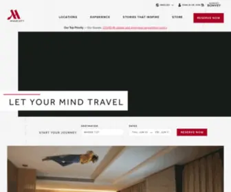 Marriottsuites.com(Inspiring Hotels) Screenshot