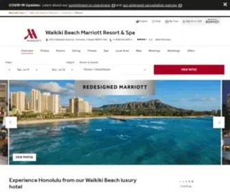 Marriottwaikiki.com(Waikiki Hotels) Screenshot