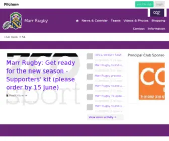 Marrrugby.com(Marr Rugby) Screenshot