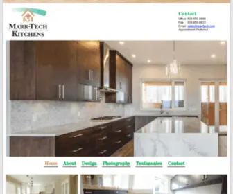 Marrtech.com(Marr-Tech Kitchens Ltd) Screenshot