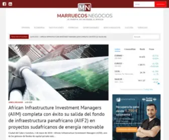 Marruecosnegocios.com(Noticias en español sobre Marruecos y Africa) Screenshot