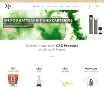 Marryjane.ch(Finest Swiss CBD for Sale) Screenshot