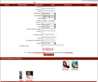 Marrymatching.com(Neelima Marriage) Screenshot