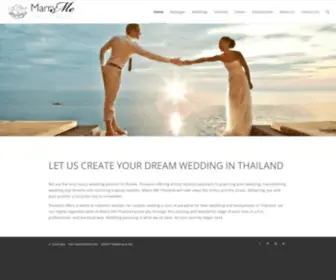 Marrymethailand.com(Wedding in Thailand) Screenshot