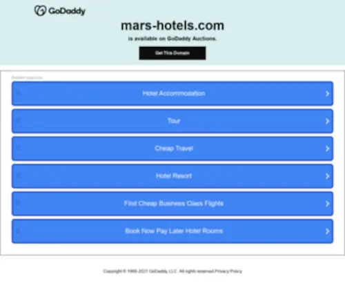 Mars-Hotels.com(Mars Hotels) Screenshot