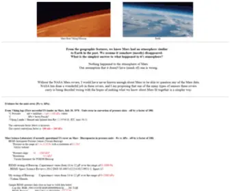 Mars9Psi.com(Mars Atmospheric Pressure Question) Screenshot