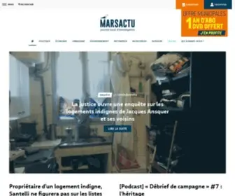 Marsactu.fr(Journal indépendant à Marseille) Screenshot