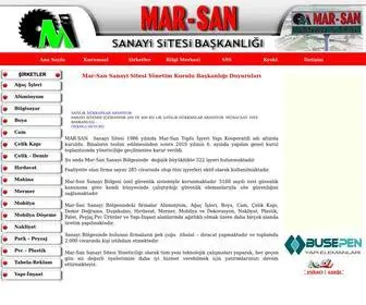 Marsansanayi.com(Mar-San Sanayi Sitesi,Marsan Sanayi Sitesi Konya) Screenshot