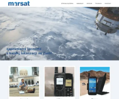 Marsat.pl(Telefony satelitarne Inmarsat Iridium Thuraya) Screenshot