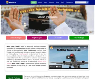 Marsatravels.com(Umrah package from Bangladesh) Screenshot