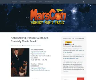 Marscondementia.com(The world's longest running fandom convention comedy music concert series) Screenshot