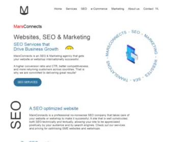 Marsconnects.com(Websites SEO & Marketing voor MKB) Screenshot