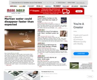 Marsdaily.com(Mars News) Screenshot