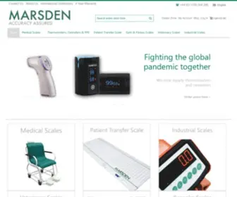 Marsden-Weighing.co.uk(Medical and Industrial Weighing Scales) Screenshot