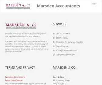 Marsdenaccountants.co.uk(Marsden Accountants) Screenshot