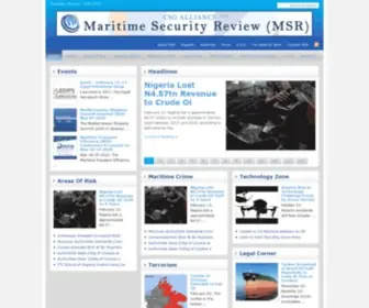 Marsecreview.com(The Maritime Security Review) Screenshot