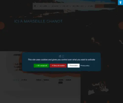 Marseille-Chanot.com(La Parc Chanot) Screenshot