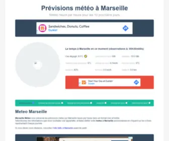 Marseille-Meteo.fr(Marseille meteo) Screenshot