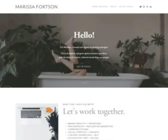 Marsfortson.com(Marissa Fortson) Screenshot