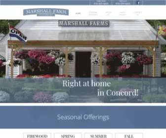 Marshall-Farms.com(Marshall Farm) Screenshot