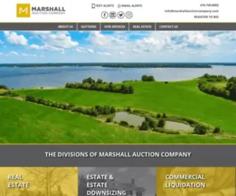 Marshallauctions.com(A&M Auctioneers and Appraisers) Screenshot