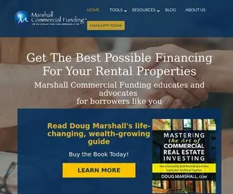 Marshallcf.com(Become a Better Real Estate Investor Become a Better Real Estate Investor) Screenshot