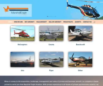 Marshalleagle.co.za(Aircraft) Screenshot