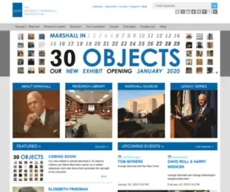 Marshallfoundation.org(The George C) Screenshot