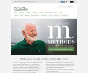 Marshallgoldsmithlibrary.com(Marshall Goldsmith) Screenshot