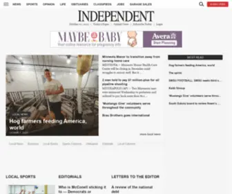 Marshallindependent.com(News, Sports, Jobs, Community Info) Screenshot