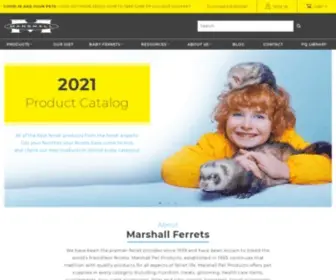 Marshallpet.com(Marshall Pet Products) Screenshot