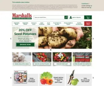 Marshalls-Seeds.co.uk(Buy Flowers & Plants) Screenshot