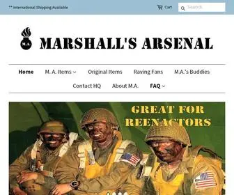 Marshallsarsenal.com(Marshall's Arsenal) Screenshot