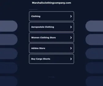 Marshallsclothingcompany.com(marshallsclothingcompany) Screenshot