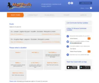 Marshallscommuterservice.co.uk(Bot Verification) Screenshot