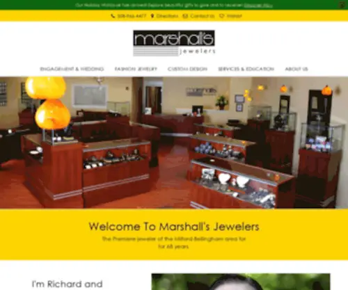 Marshallsjewelers.com(Engagement Rings) Screenshot