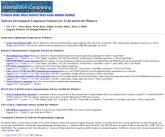 Marshallsoft.com(MarshallSoft Computing Windows Software for C/C) Screenshot