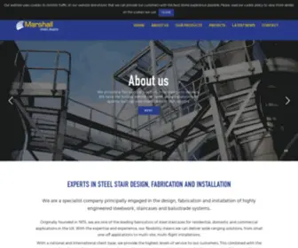 Marshallstairs.com(Peter Marshall Steel Stairs) Screenshot