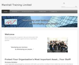 Marshalltraining.co.uk(Marshall Training Limited) Screenshot