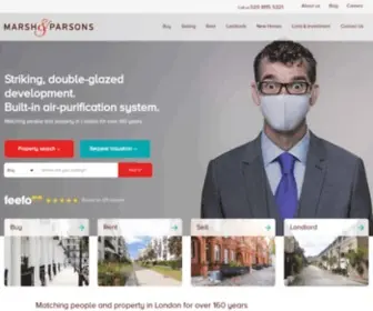 Marshandparsons.co.uk(London Estate Agents & Property Management) Screenshot