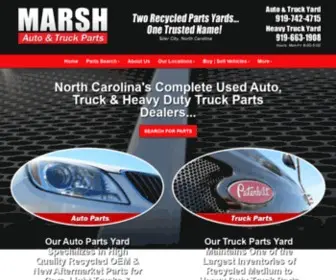 Marshautoparts.com(Used Auto SUV Light & Heavy Truck Parts NC) Screenshot