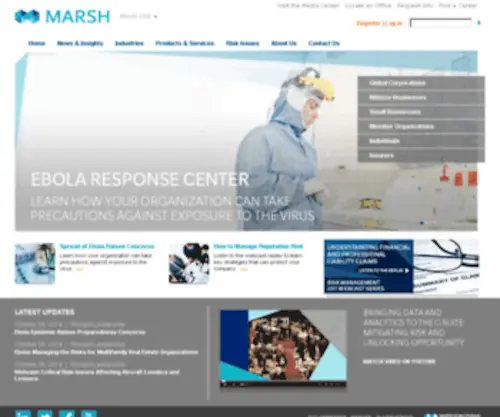 Marshconsumer.com(Marsh Consumer) Screenshot